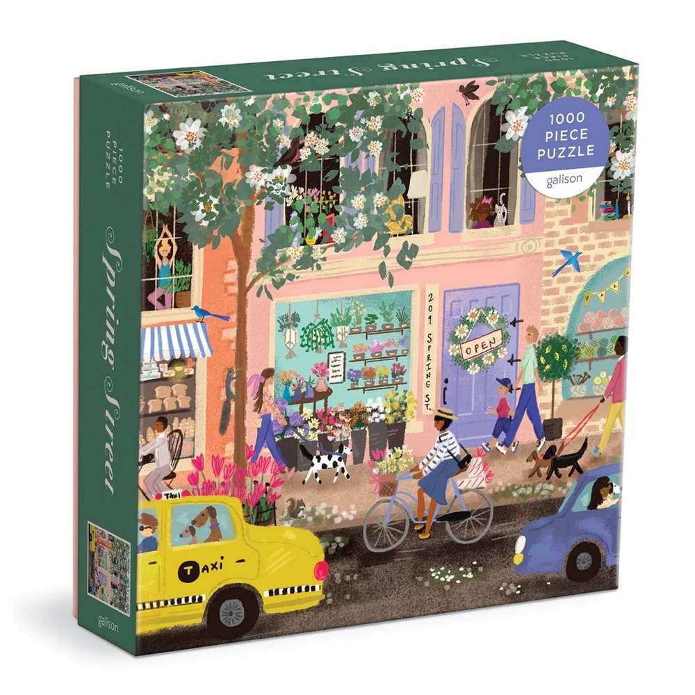 Galison Joy Laforme Spring Street 1000 Piece Jigsaw Puzzle
